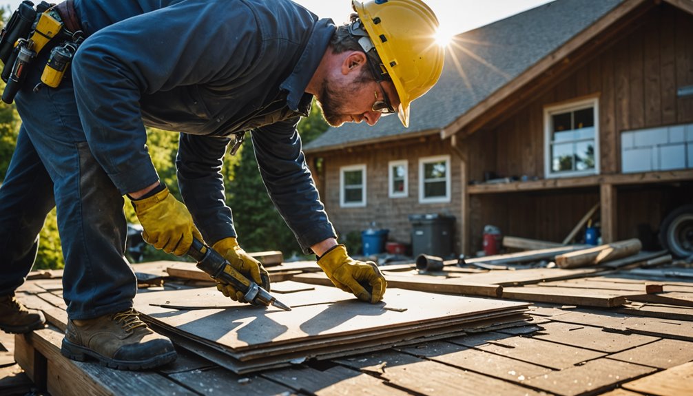 Professional roof ventilation repair services in Garwood NJ showing proper ventilation installation